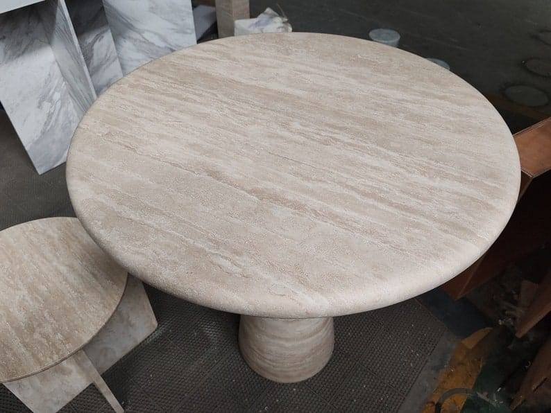 Travertine Stone Coffee Table